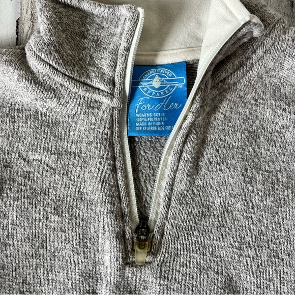 Women’s Charles River Apparel Gray Palmetto Pullover Size Small - Picture 2 of 5